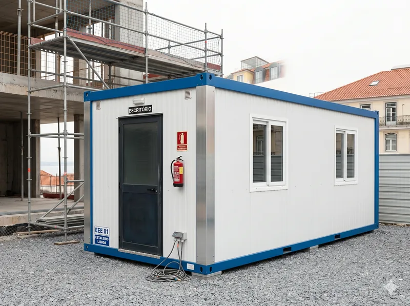 Contentores modulares para estaleiro de obra